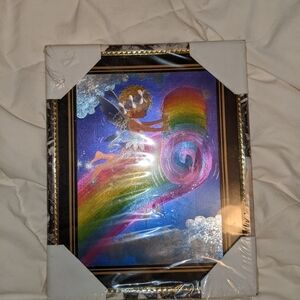 NIP HOLOGRAPHIC ANGEL AND RAINBOW PICTURE